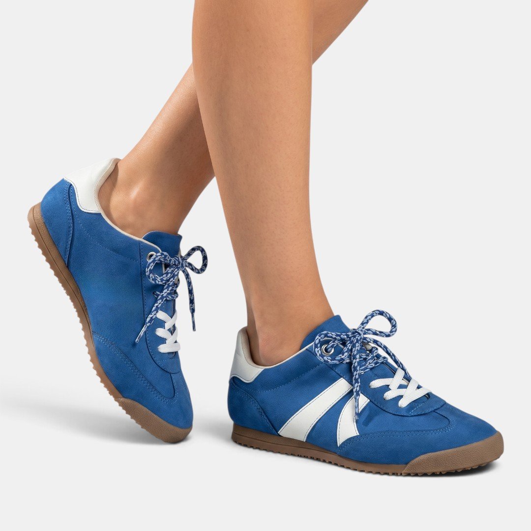 Tênis Piccadilly Casual Feminino Retrô Azul Azul 4