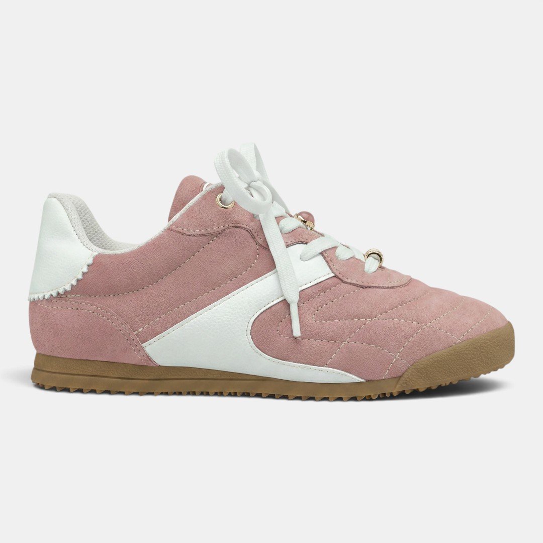 Tênis Piccadilly Casual Feminino Retrô Rosa