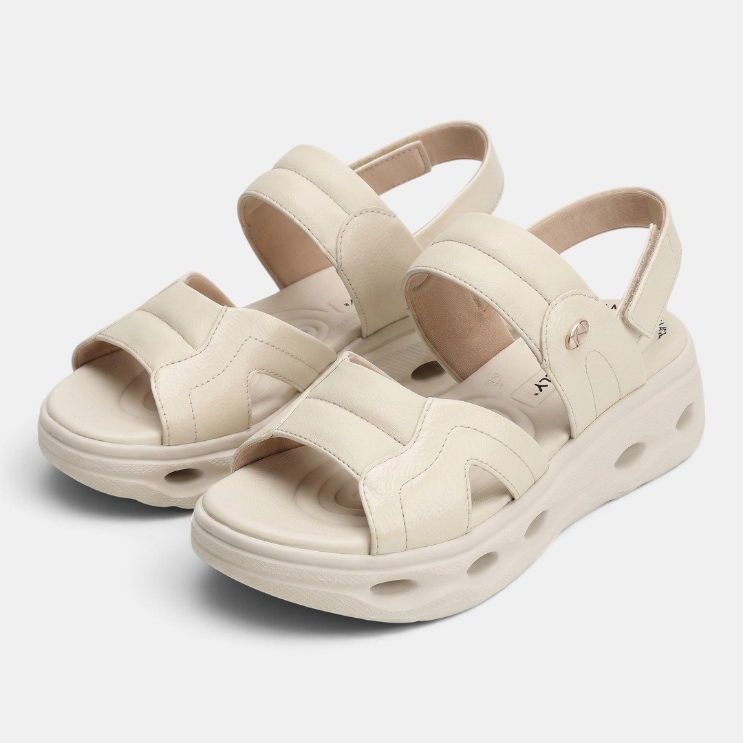 Sandália Piccadilly Maxi Tech Off White Branco 2