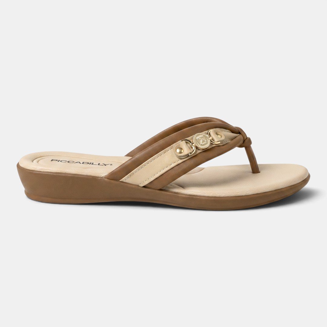 Tamanco Piccadilly Feminino Caramelo