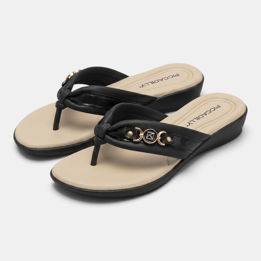 Tamanco Piccadilly Feminino Preto Preto 2