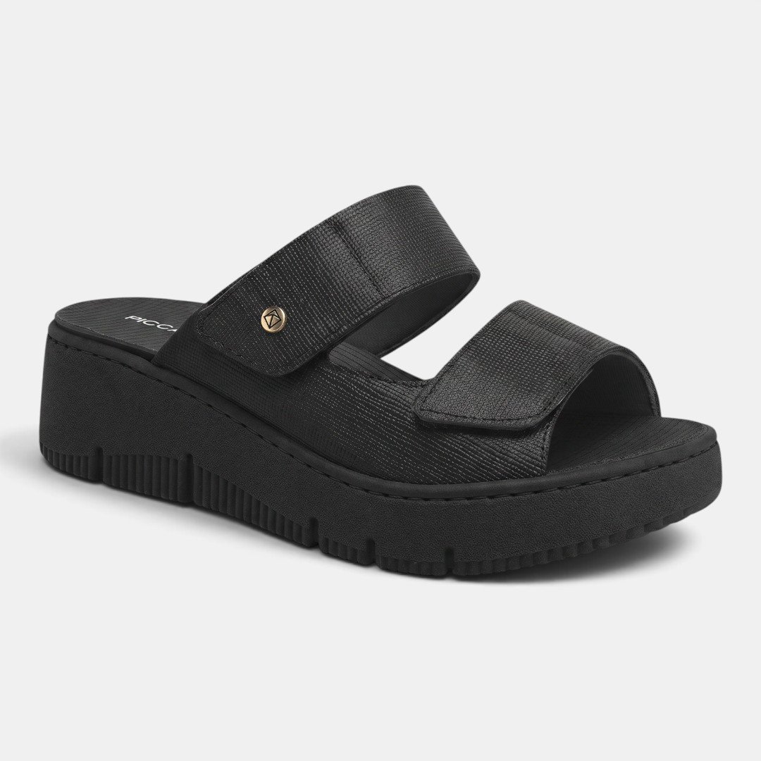 Tamanco Piccadilly Spa Feminino Preto Preto 3