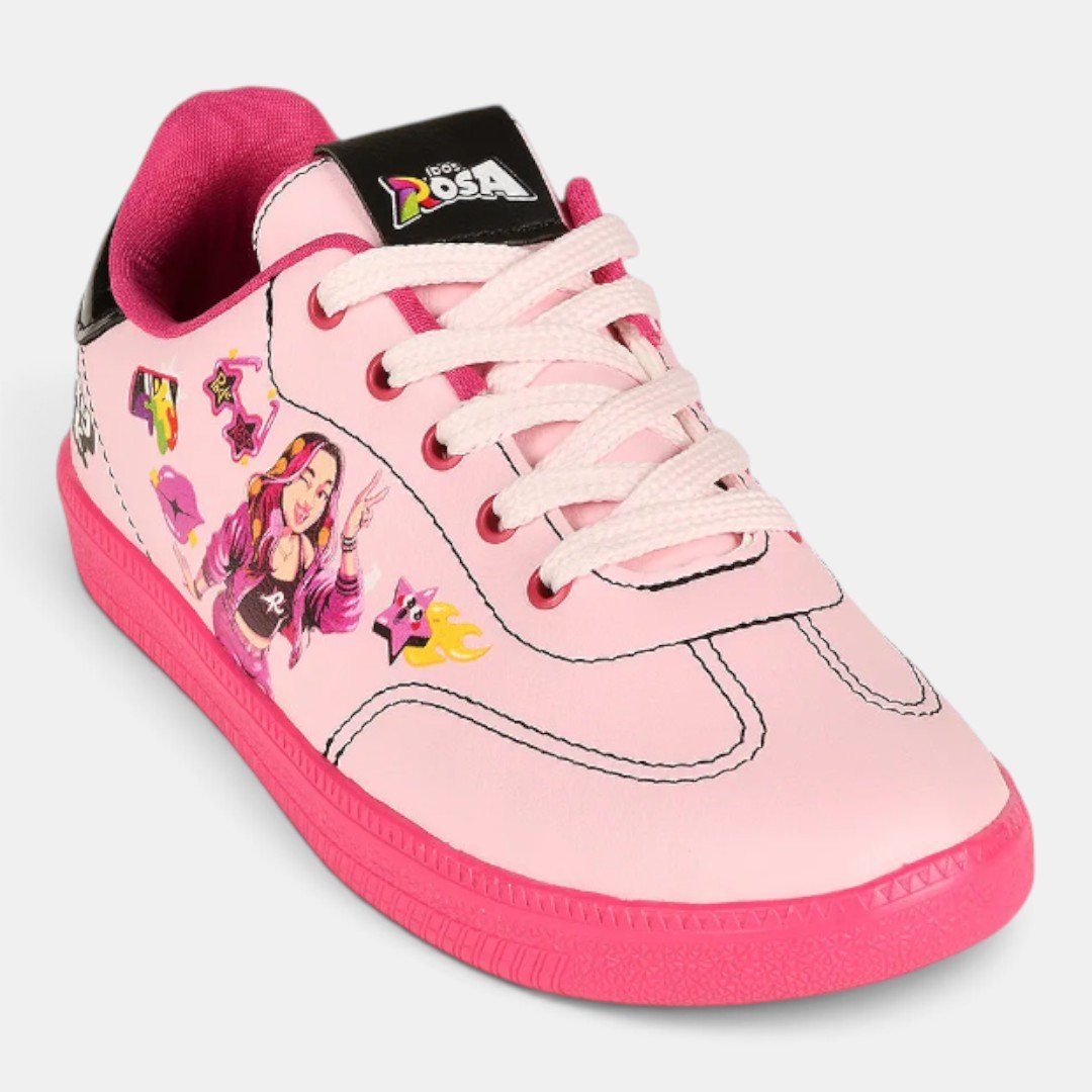 Tênis Infantil Feminino Emilly Vick Dos Rosa Rosa 2