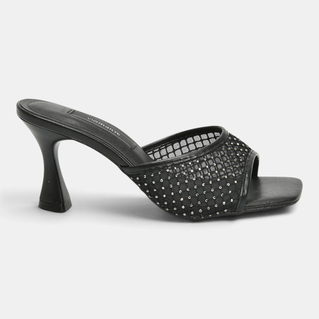 Tamanco Via Marte Feminino Telinha Preto