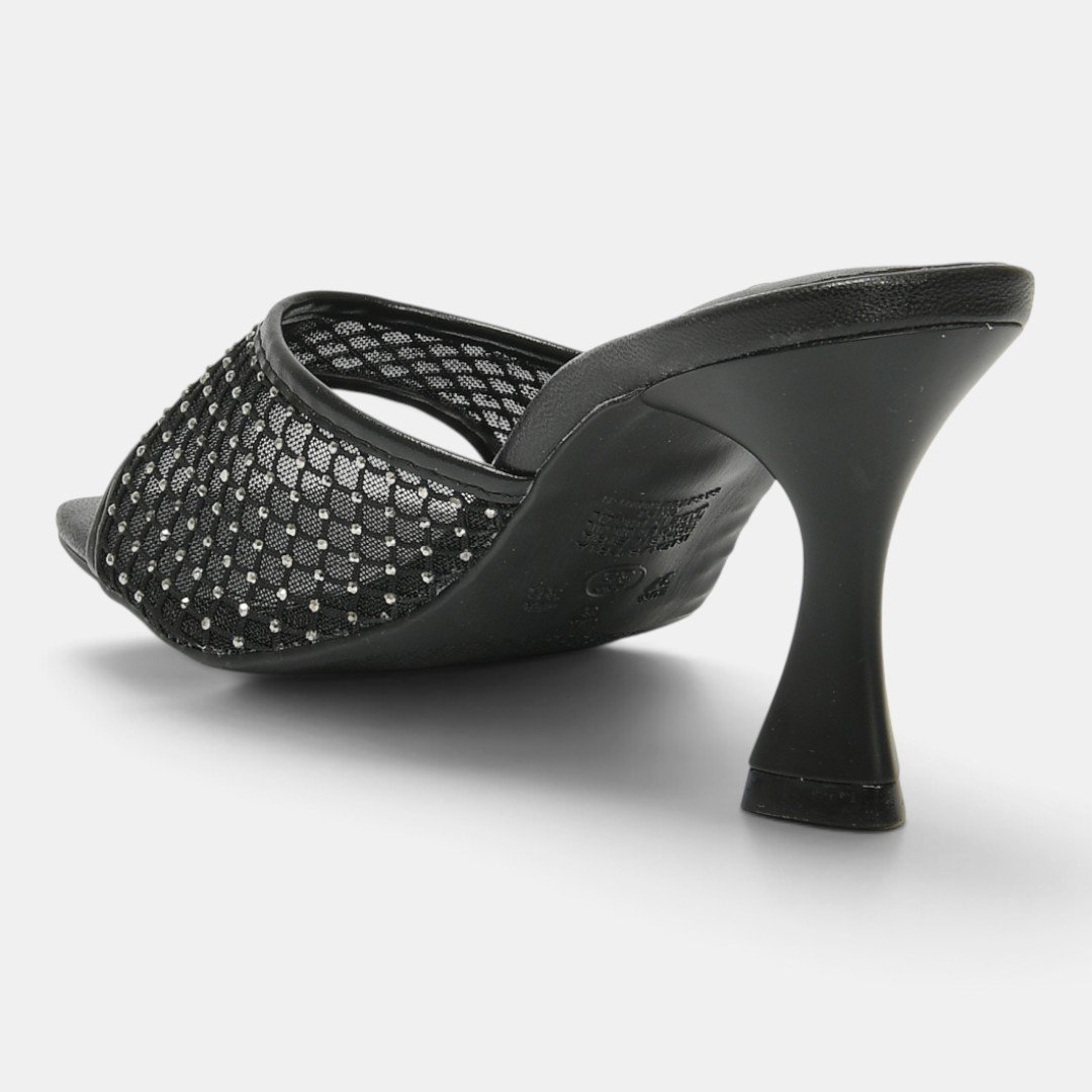 Tamanco Via Marte Feminino Telinha Preto Preto 4