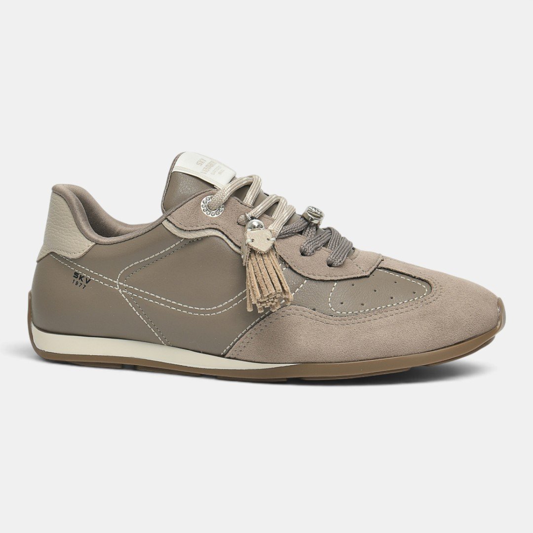 Tênis Via Marte Casual Feminino Retrô Cinza