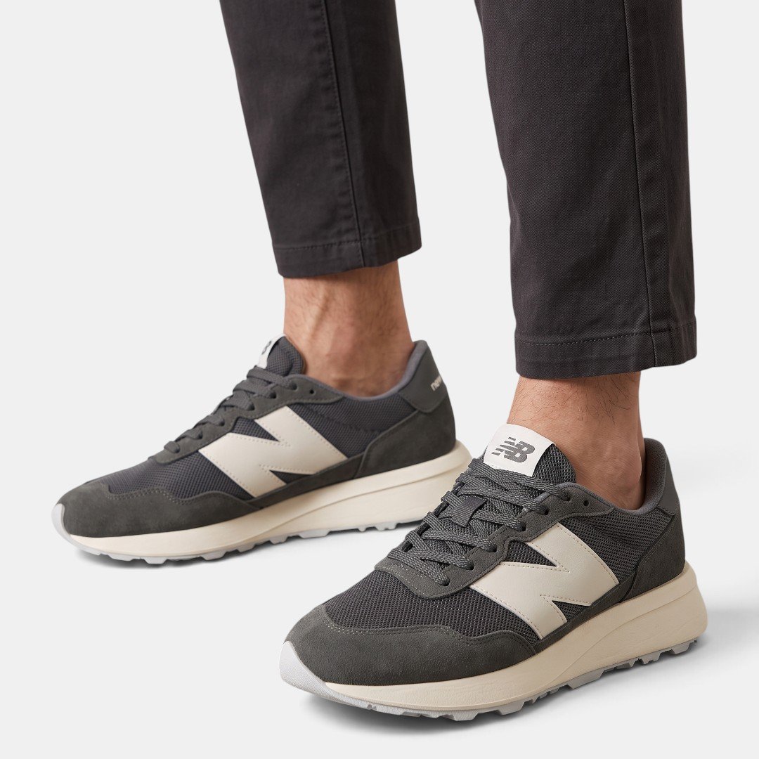 Tênis Unissex New Balance 370v1 Cinza Cinza 2