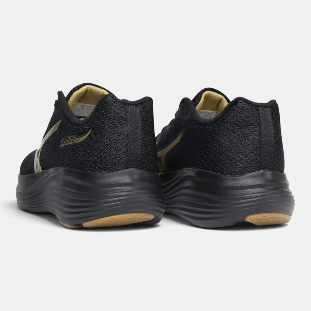 Tênis Mizuno Connect 2 Preto com Dourado Preto 3