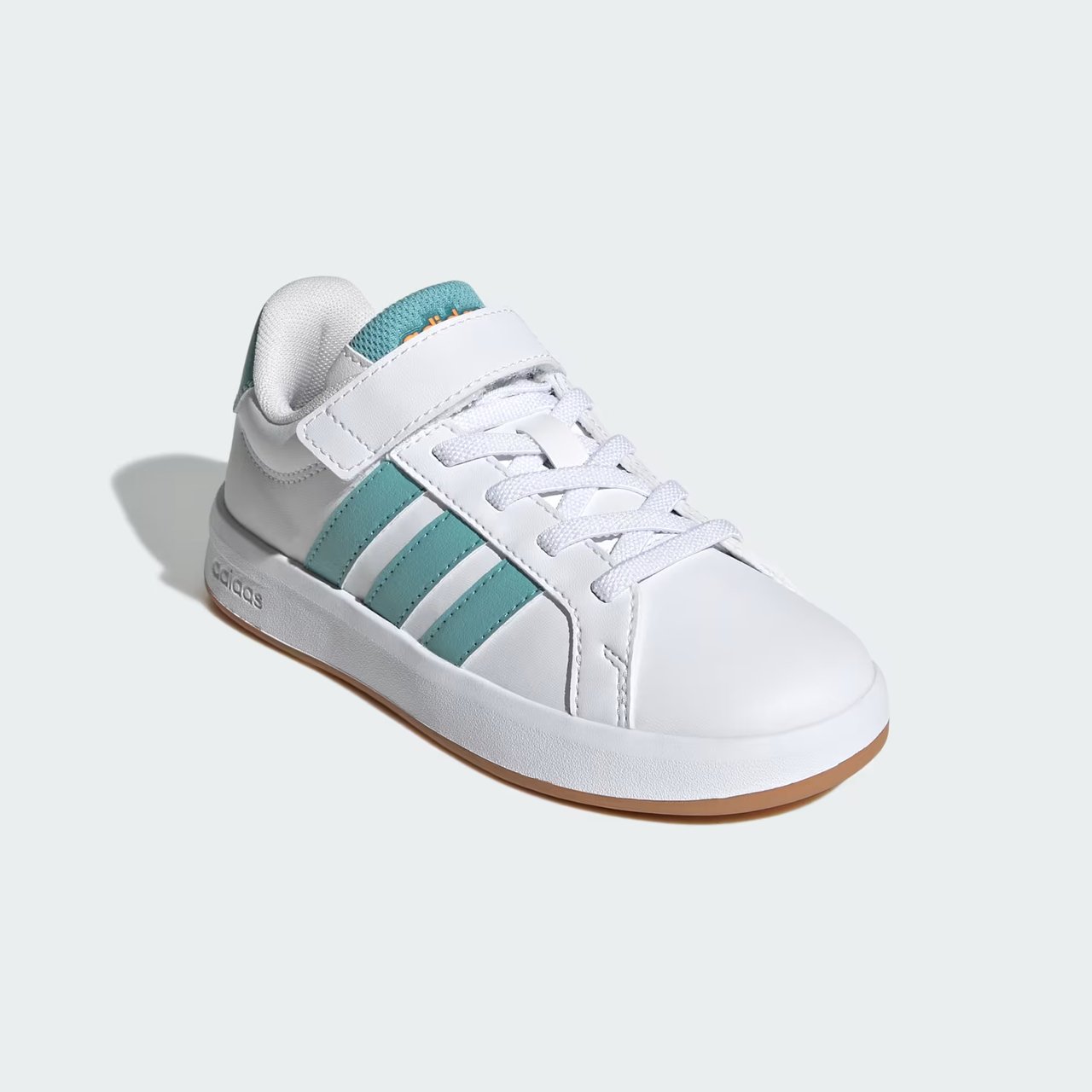 Tênis Adidas Grand Court 3.0 Infantil Branco com Verde Branco 2