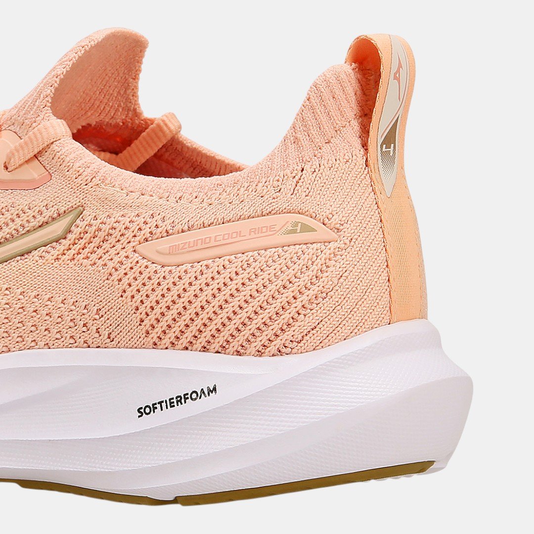 Tênis Mizuno Cool Ride 4 Infantil Rosa Rosa 8