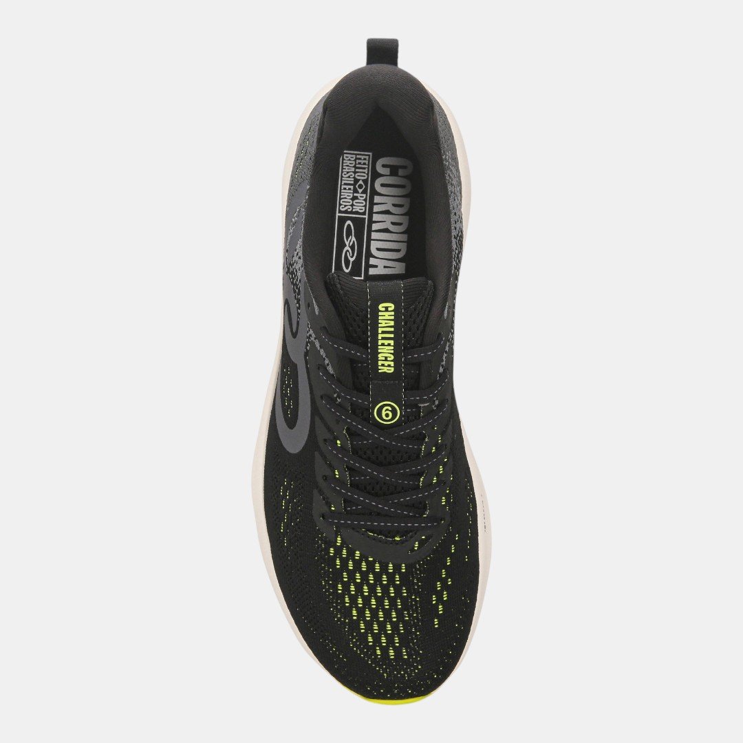 Tênis de Corrida Olympikus Challenger 6 Preto Preto 4