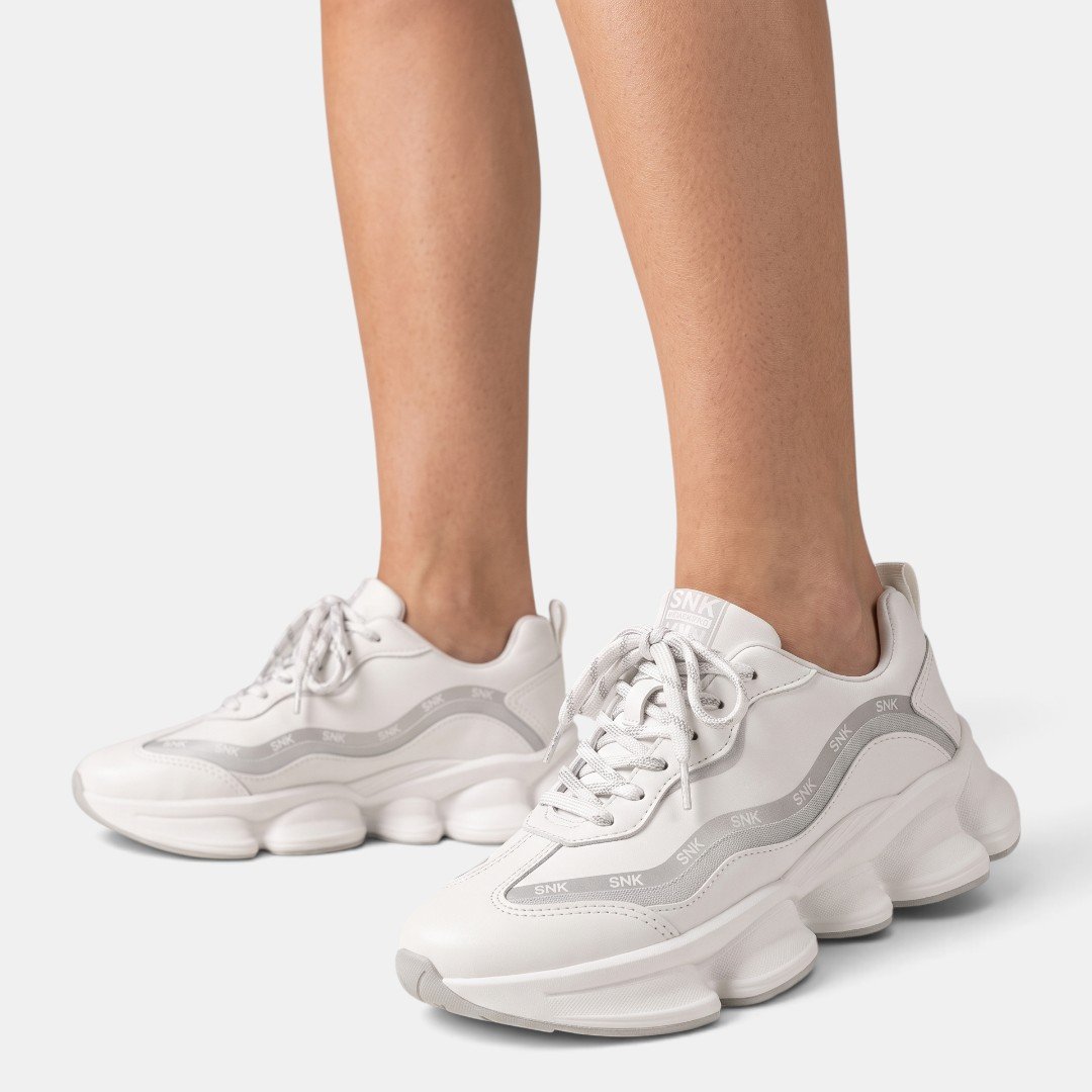 Tênis Chunky Ramarim Branco Branco 2