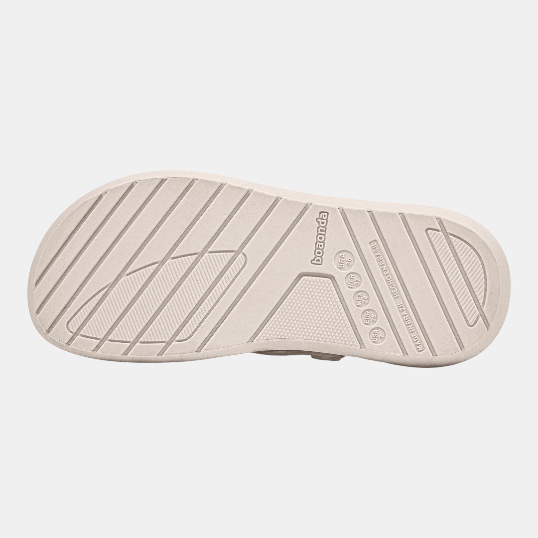 Babuche Boa Onda Kin Feminino Off White Branco 3
