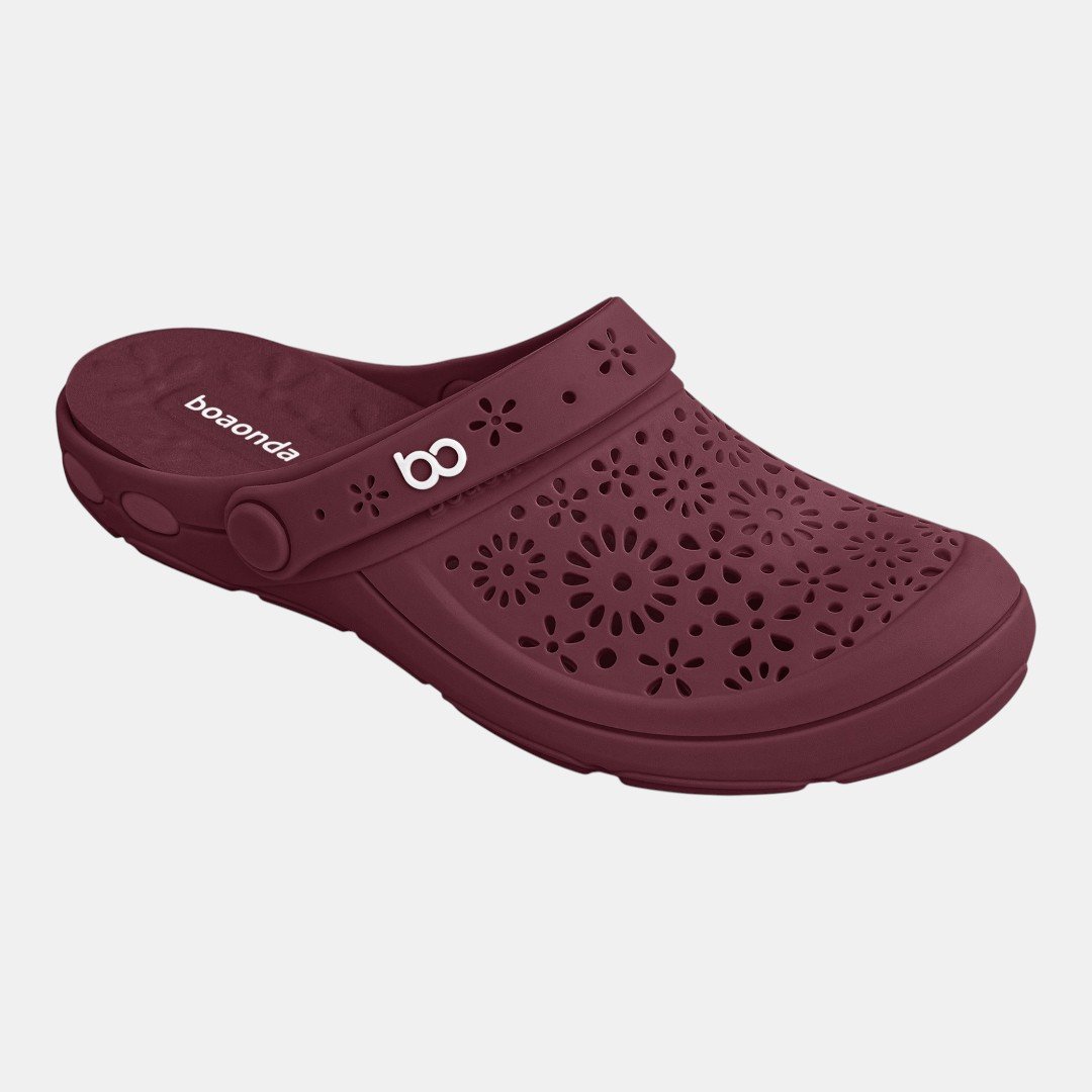 Sandália Babuche Boa Onda Nellie Vinho Vermelho 2