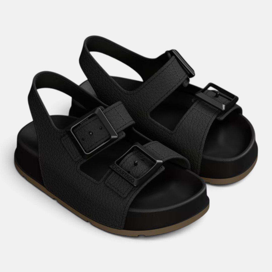 Papete Cartago Milão III Baby Preta Marrom 3