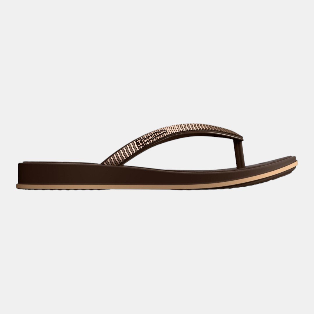 Chinelo Ipanema Shine Feminino Marrom Marrom 2