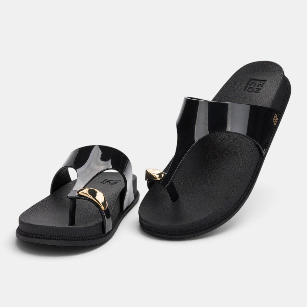 Papete Zaxy Buzz Feminina Preta Preto 4