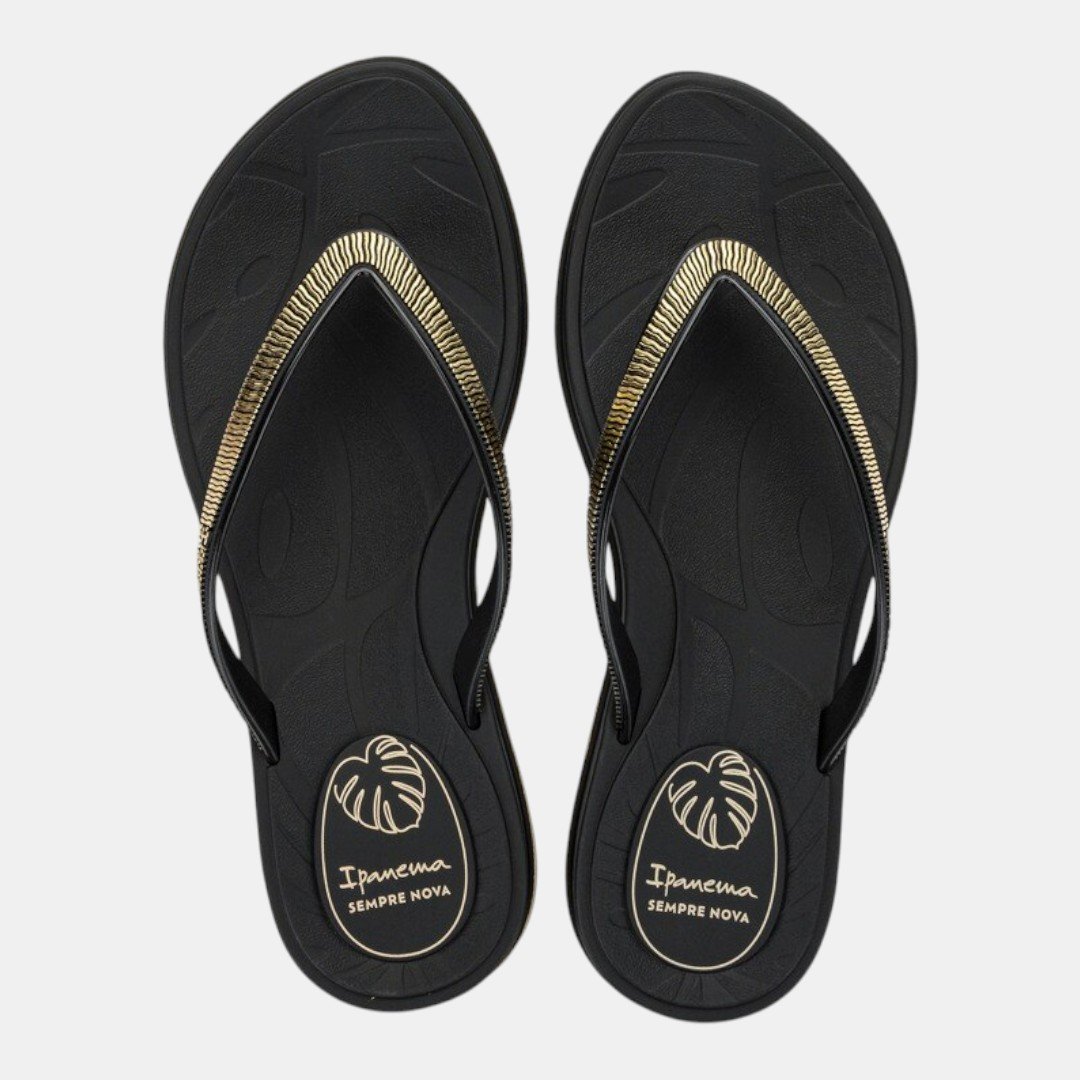 Chinelo Ipanema Shine Feminino Preto