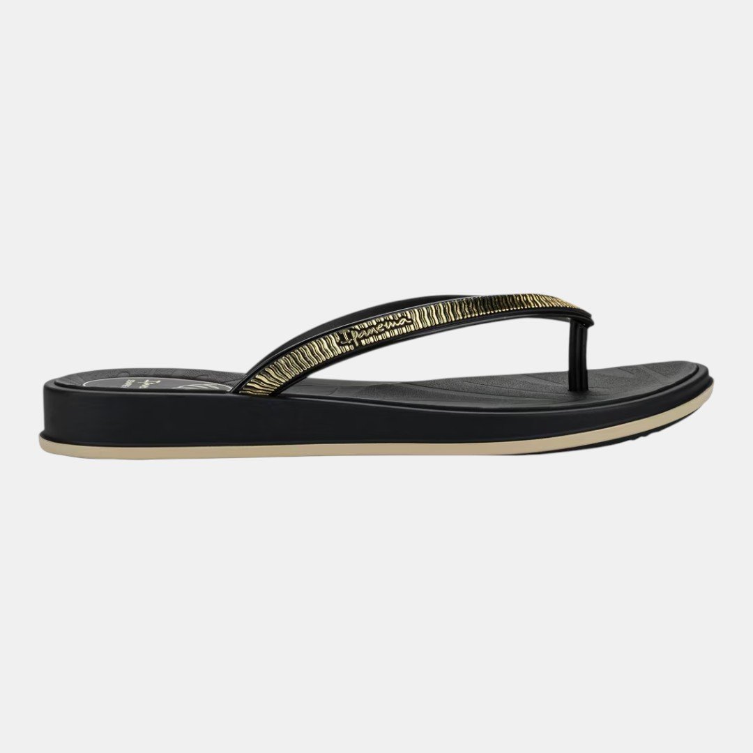 Chinelo Ipanema Shine Feminino Preto Preto 2