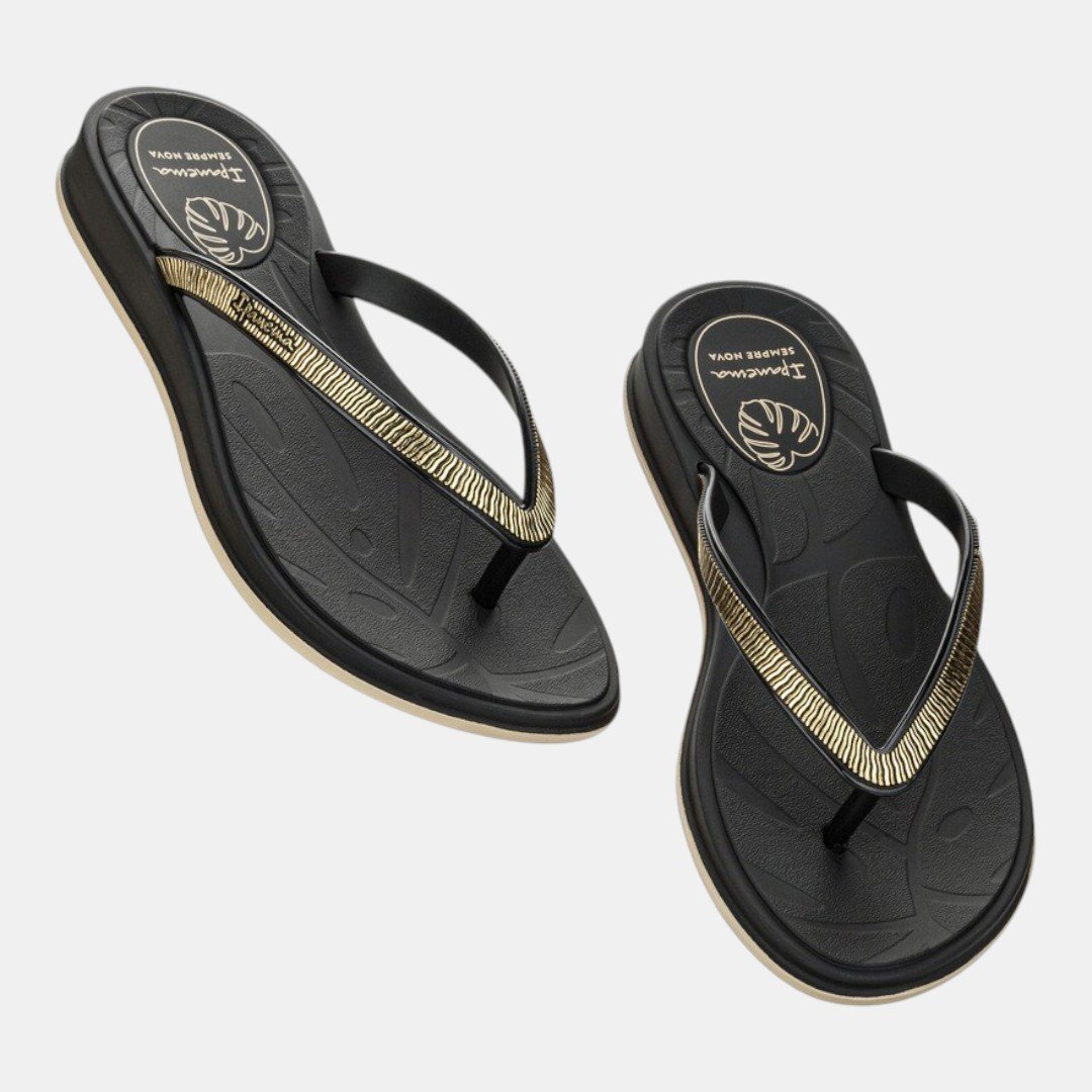 Chinelo Ipanema Shine Feminino Preto Preto 3