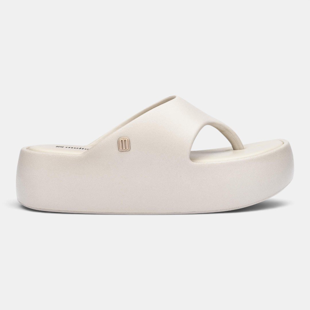Tamanco Melissa Free Platform Thong Bege