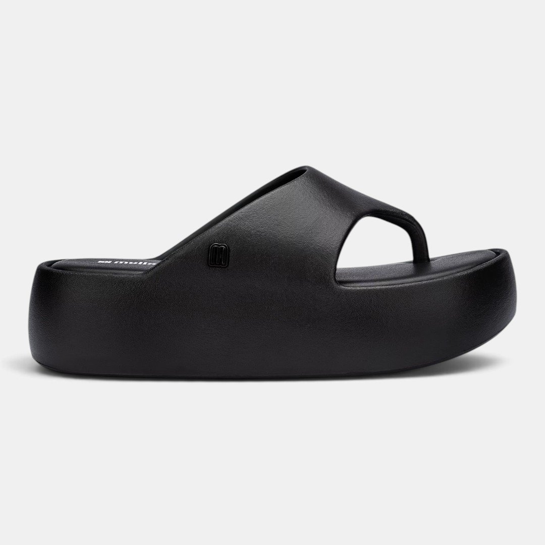 Tamanco Melissa Free Platform Thong Preto