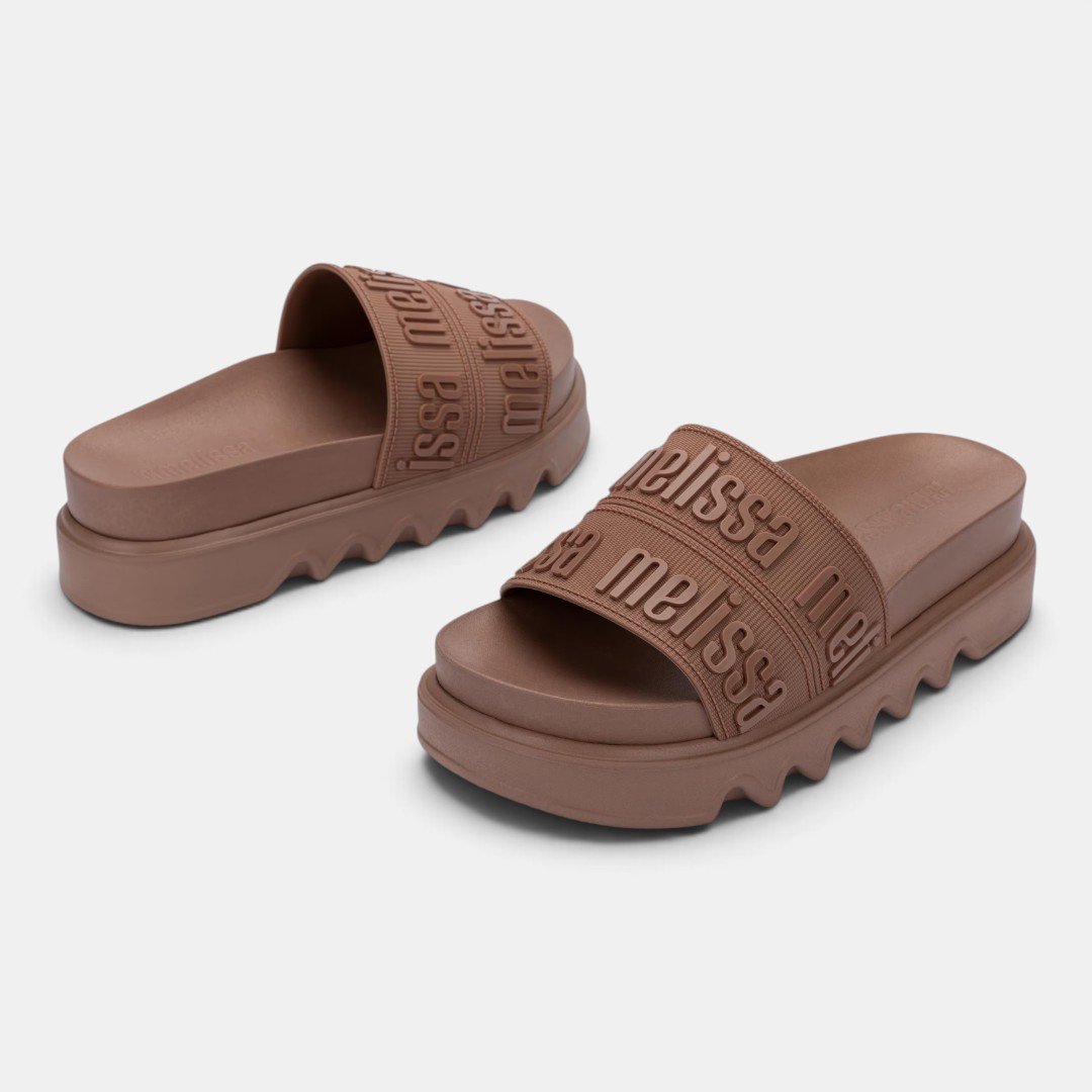 Tamanco Melissa Cozy Slide M-Lover Bold Platform Marrom Marrom 3