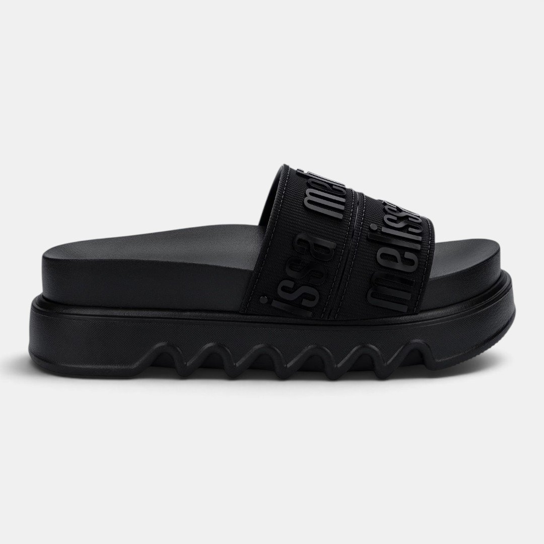 Tamanco Melissa Cozy Slide M-Lover Bold Platform Preto