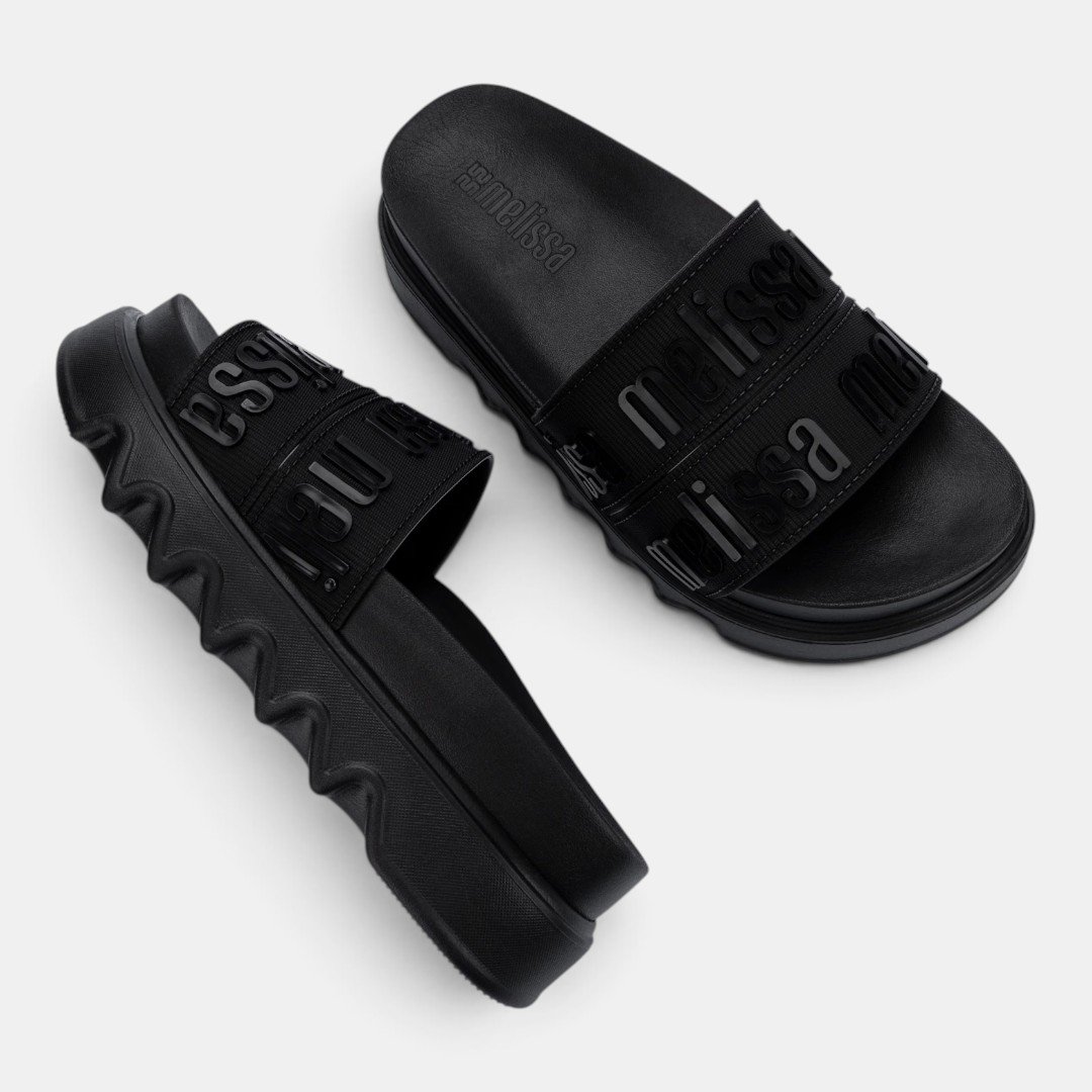 Tamanco Melissa Cozy Slide M-Lover Bold Platform Preto Preto 2