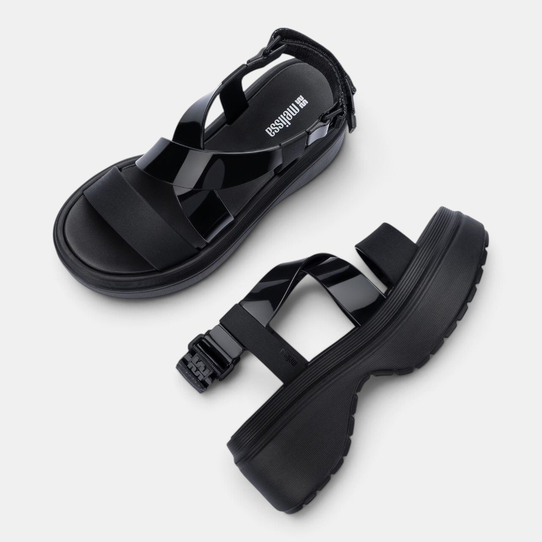 Sandália Melissa Stand Platform Preta Preto 3