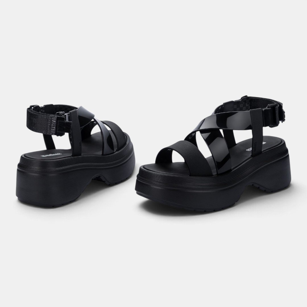 Sandália Melissa Stand Platform Preta Preto 5