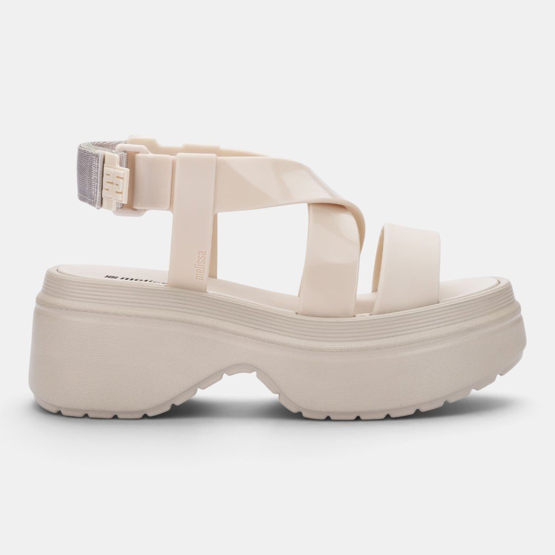 Sandália Melissa Stand Platform Bege