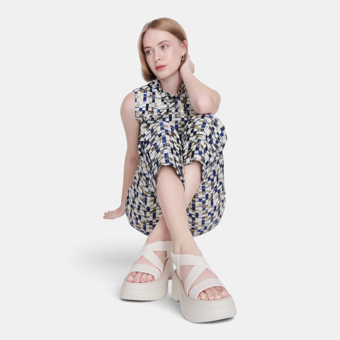 Sandália Melissa Stand Platform Bege Bege 5
