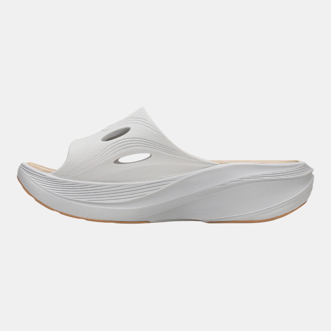 Chinelo Olympikus Pós Corre Cinza Branco 3