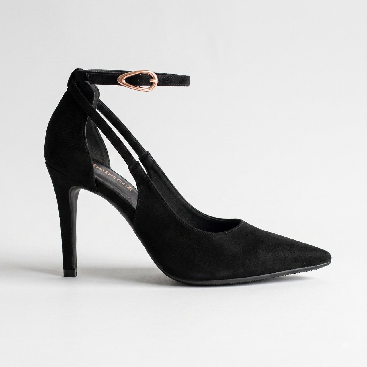 Scarpin Bebecê Feminino Nobuck Preto