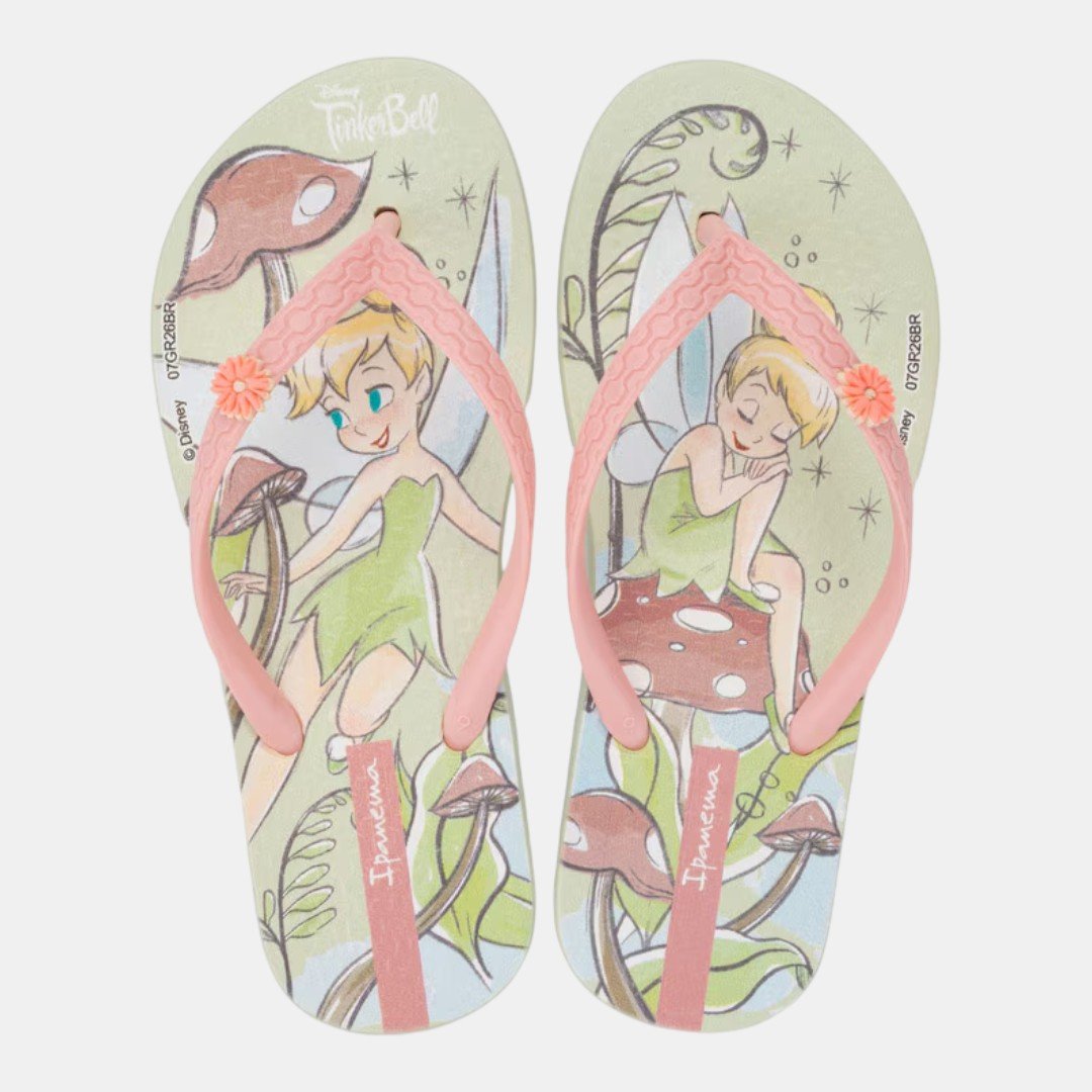 Chinelo Ipanema Disney Happy Tinker Bell Verde