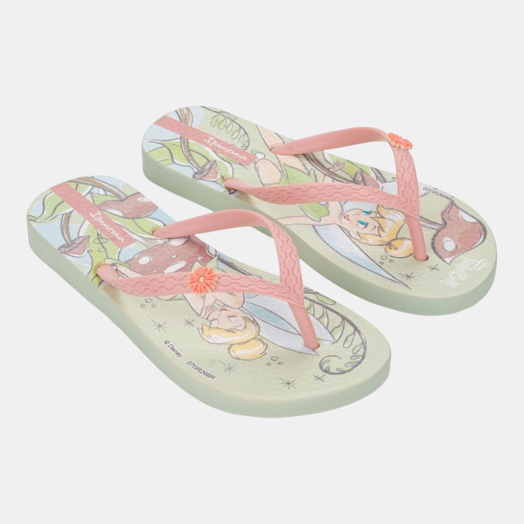 Chinelo Ipanema Disney Happy Tinker Bell Verde Verde 3