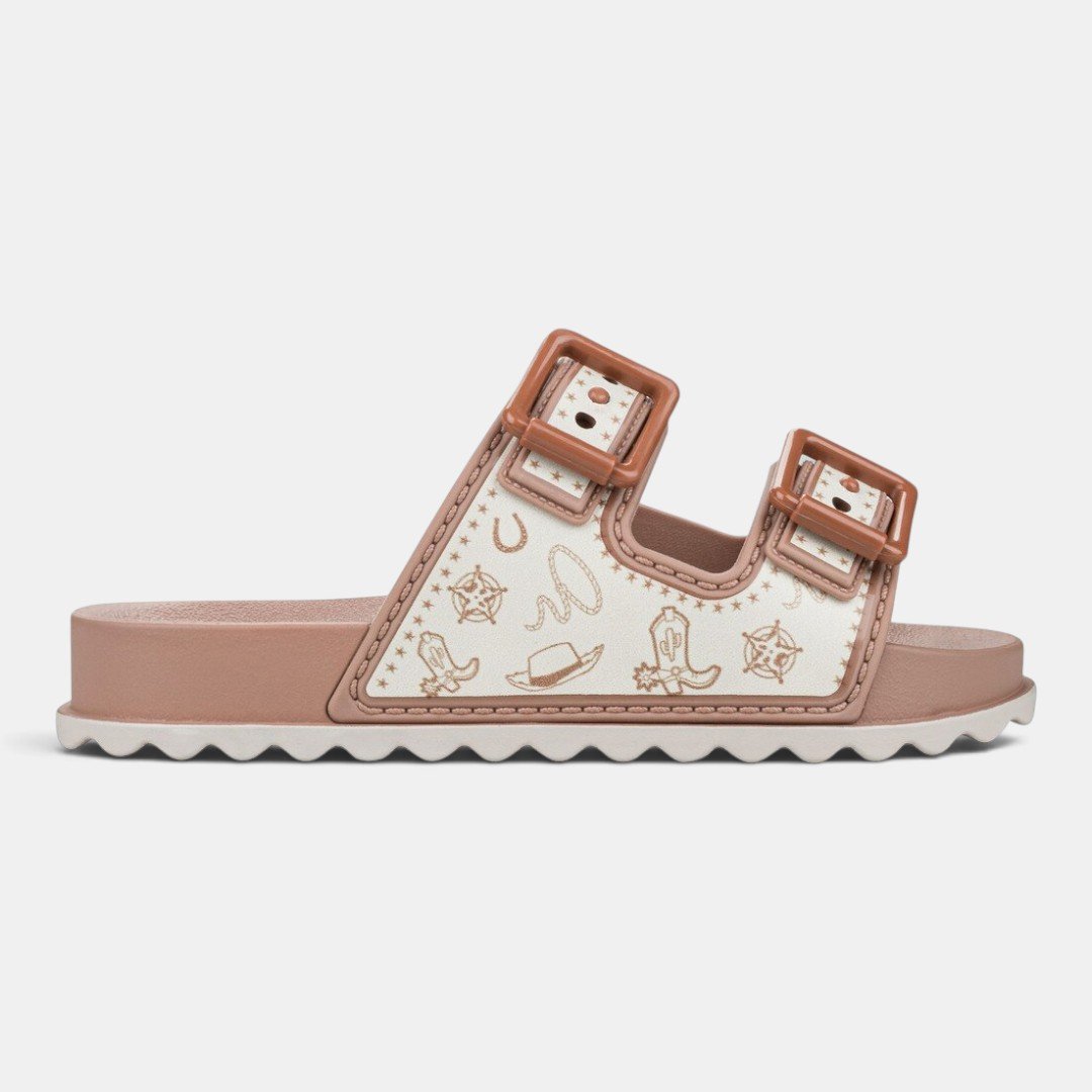 Chinelo Grendene Disney Hip Slide Infantil Jessie Toy Story Marrom