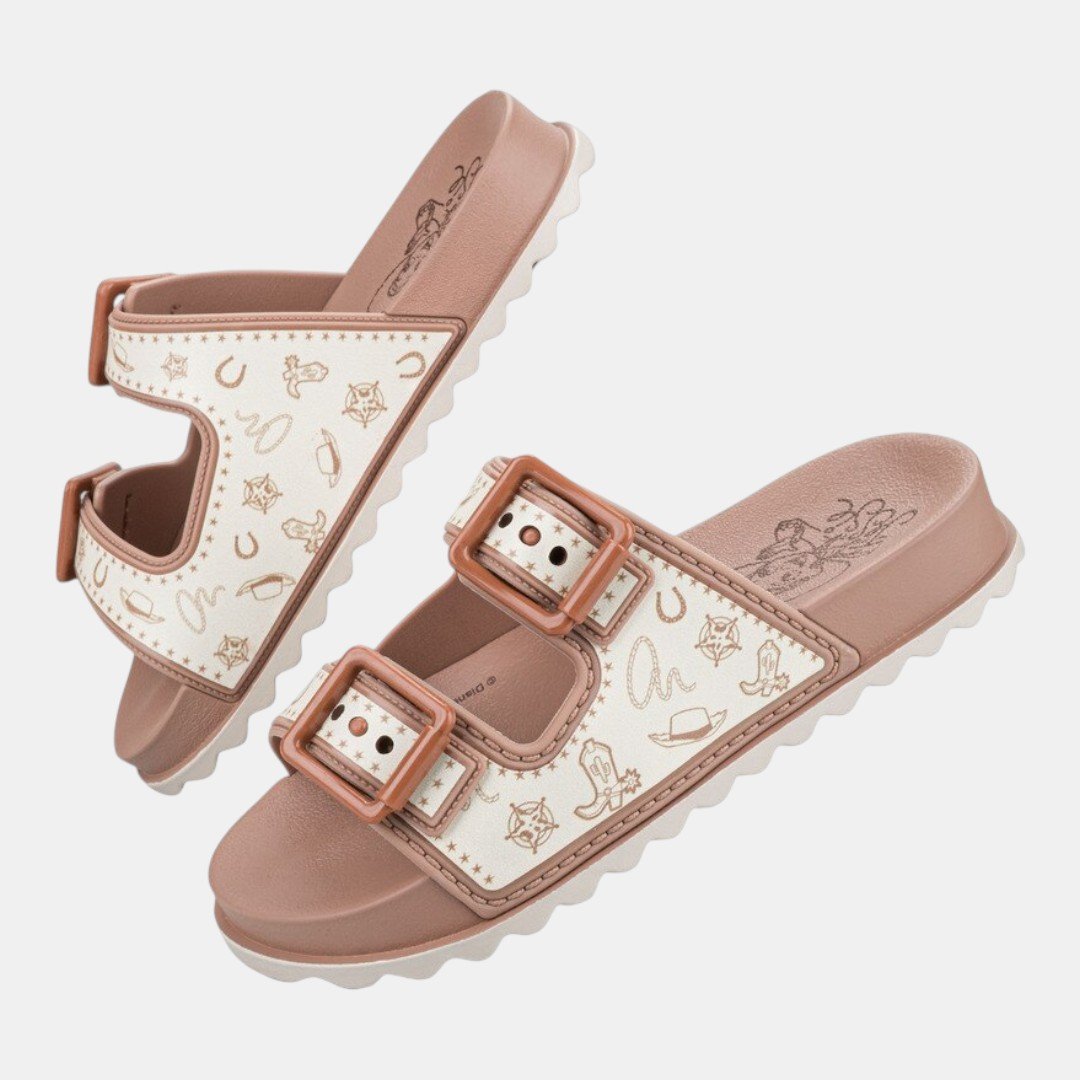 Chinelo Grendene Disney Hip Slide Infantil Jessie Toy Story Marrom Marrom 4