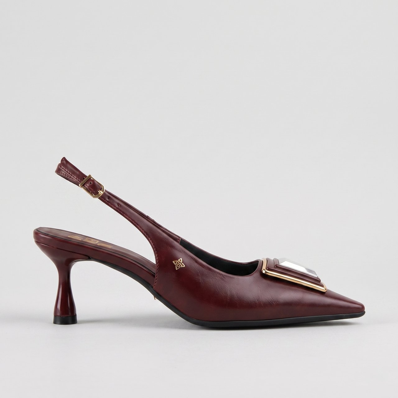 Scarpin Slingback Di Valentini Vinho