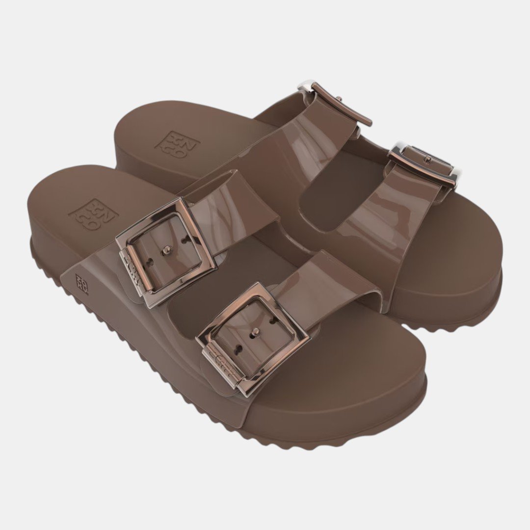 Chinelo Zaxy Partner III Feminino Marrom Marrom 3