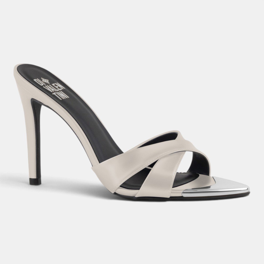 Tamanco Di Valentini Salto Fino Off White Branco 3