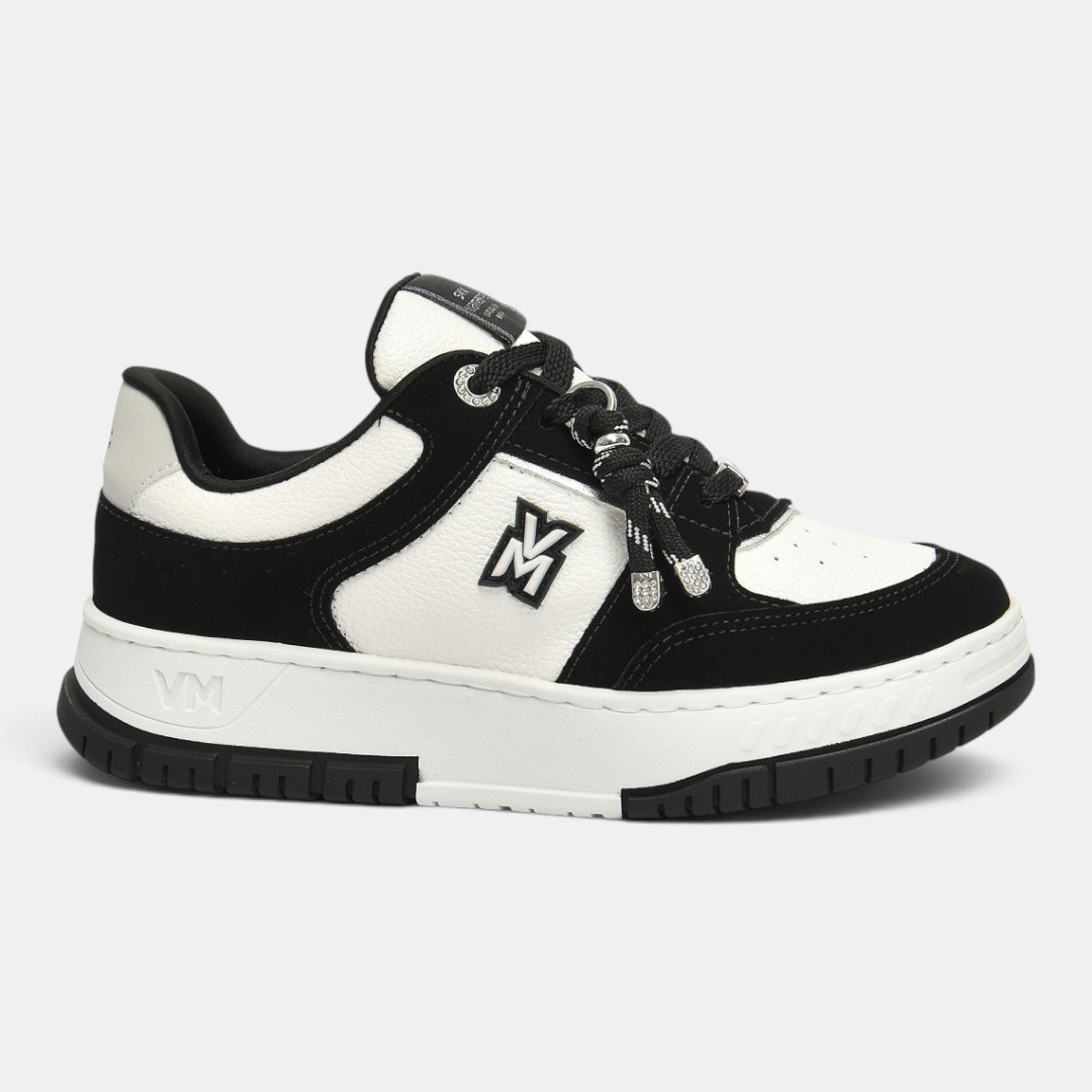 Tênis Via Marte Feminino Branco com Preto