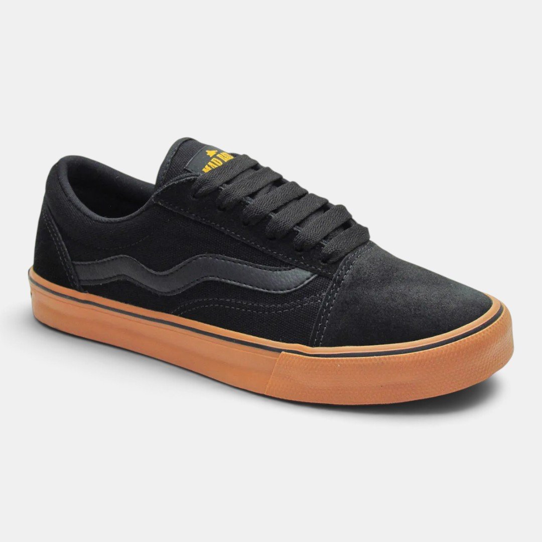 Tênis Mad Rats Old School Preto com Sola Crepe Preto 2
