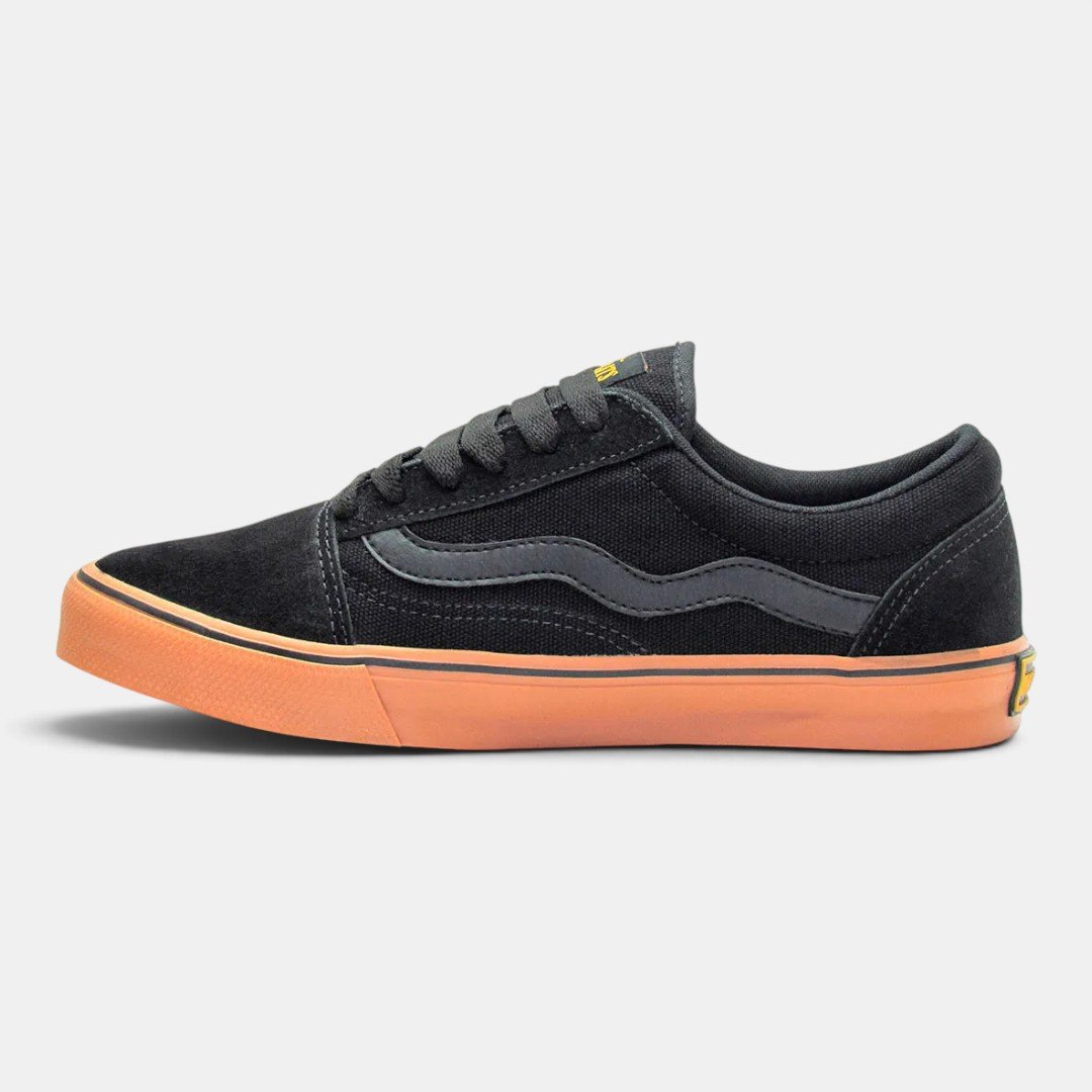 Tênis Mad Rats Old School Preto com Sola Crepe Preto 4