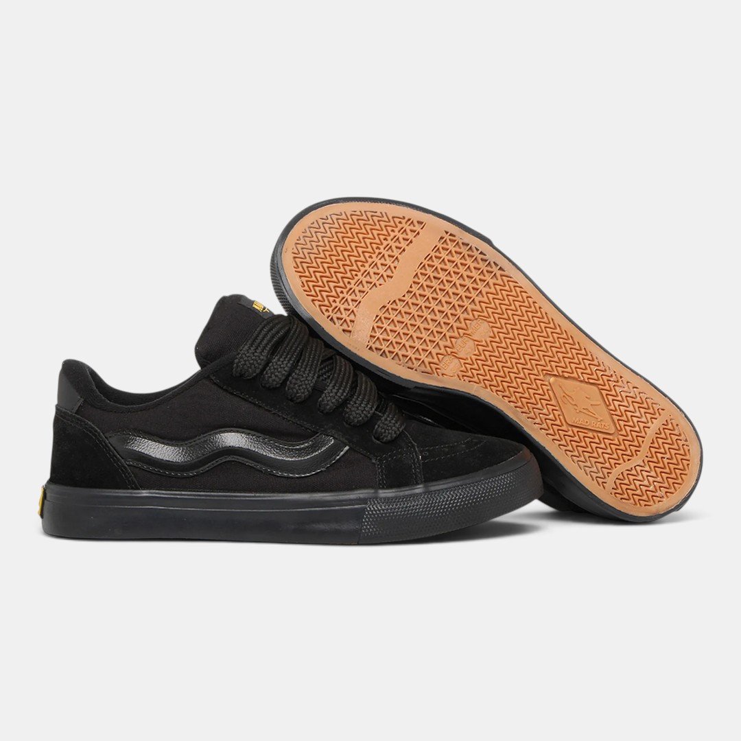 Tênis Mad Rats Mr Bulky Classic 90 All Black Preto 4