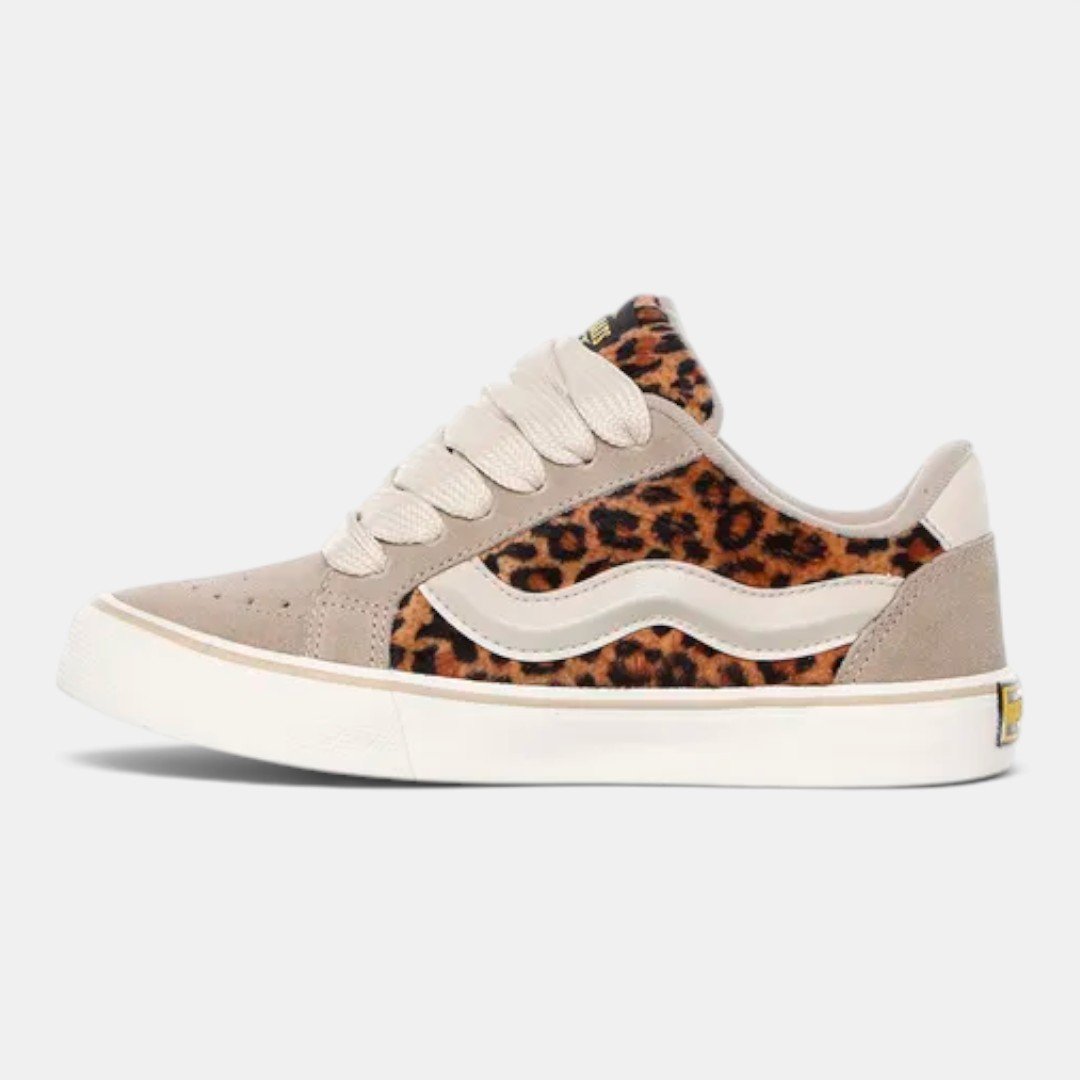 Tênis Mad Rats Mr Bulky Classic 90 Areia com Onça Bege 3