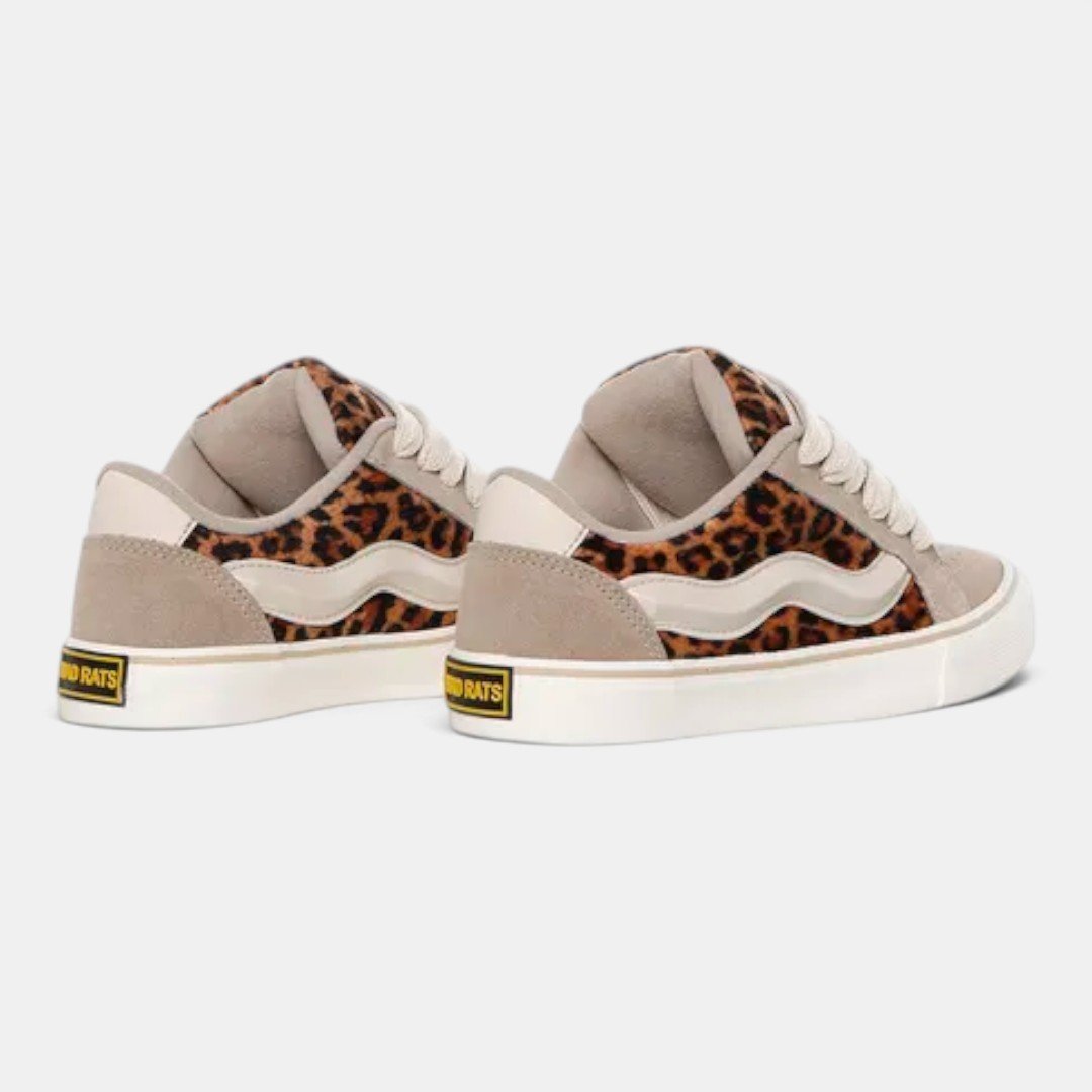 Tênis Mad Rats Mr Bulky Classic 90 Areia com Onça Bege 6