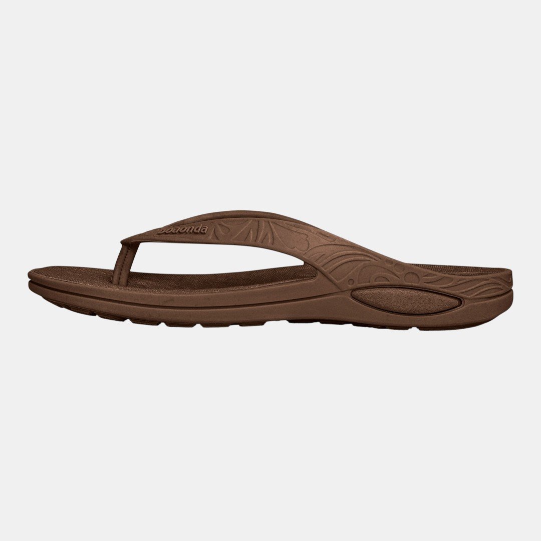 Chinelo Boa Onda Lilly Feminino Caramelo Bege 3