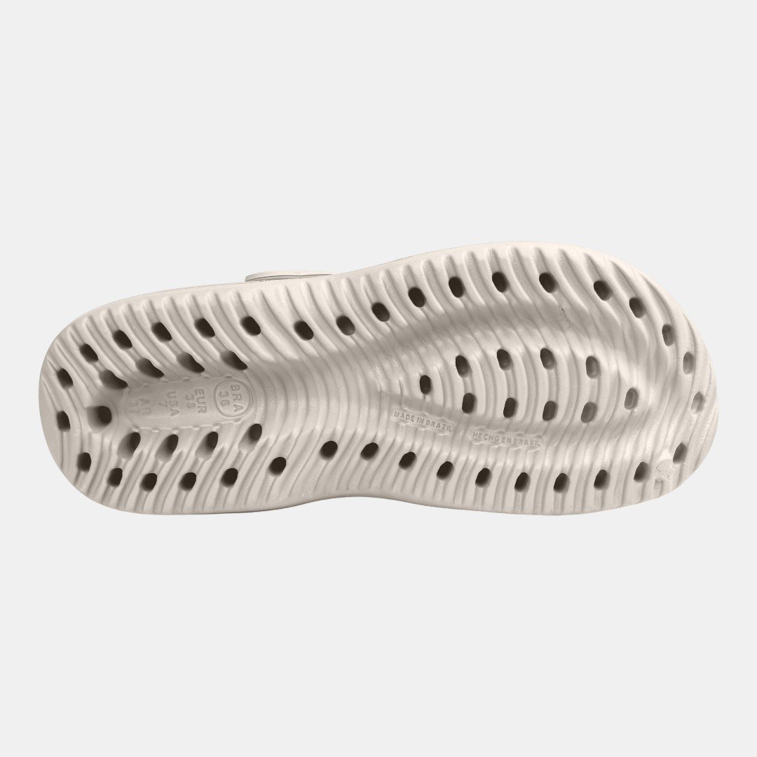 Babuche Plataforma Boa Onda Bella Feminino Off White Branco 4